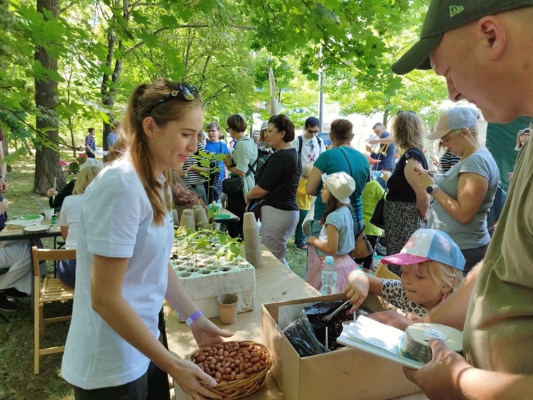 3Leśnicy na&nbsp;Pikniku Naukowym w&nbsp;Warszawie fot. Edyt Nowicka 14