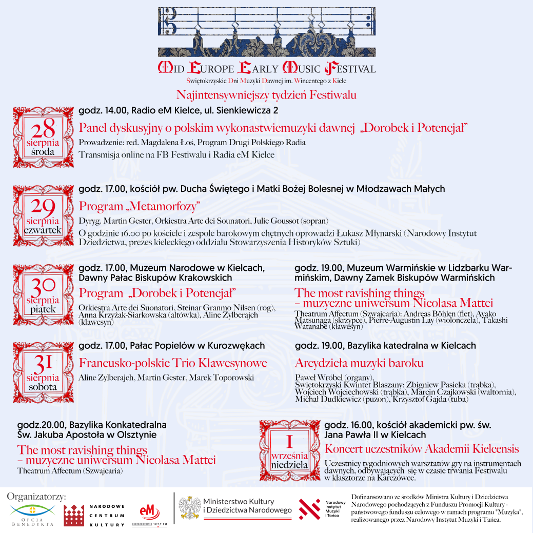 Wydarzenia Festiwalu 28.08 1.09