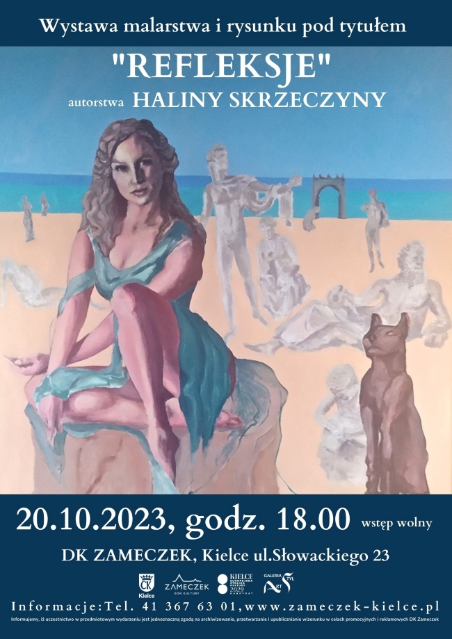 Wystawa malarstwa i rysunku autorstwa Haliny Skrzeczyny Zameczek201023