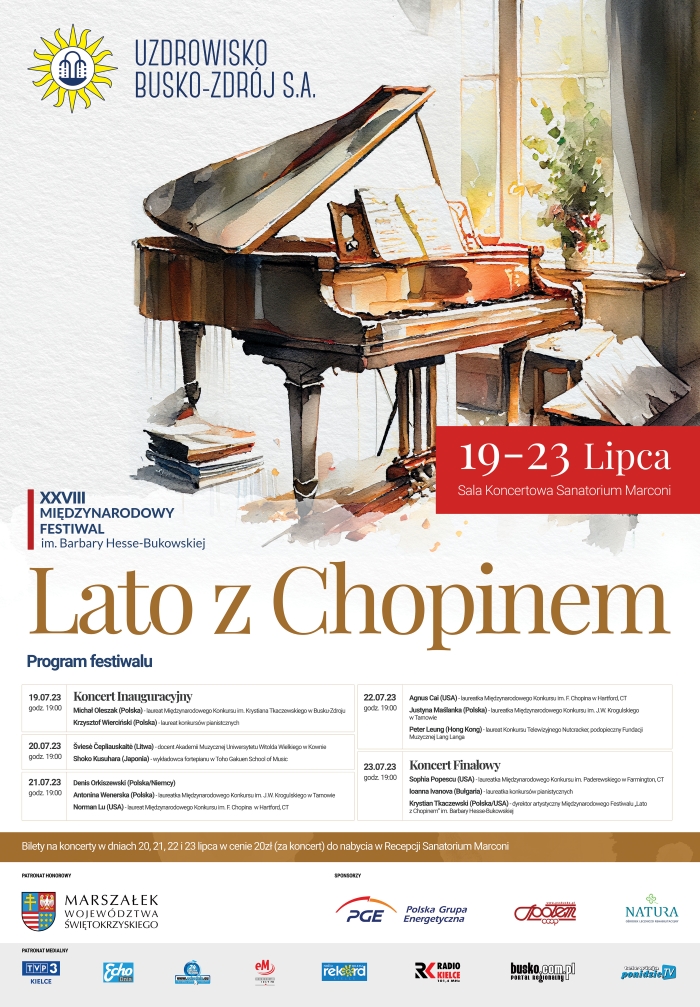 lato z&nbsp;chopinem 2023 plakat poprawka